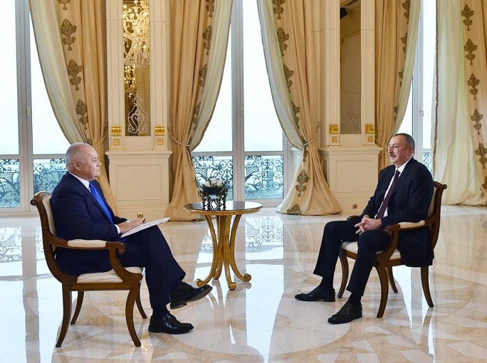 Reasonable compromise on Karabakh is possible - Ilham Aliyev, INTERVIEW, VIDEO 